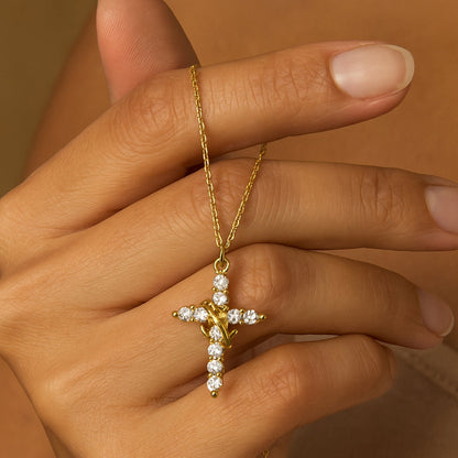 Collar de Protección con Cruz y Corona