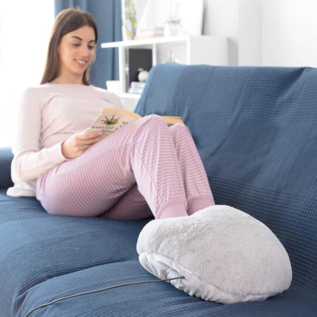 Vinya Calidez Placentera: Calentador de Pies de Felpa